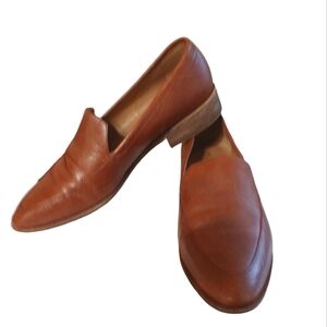 Madewell Loafers Frances Womens Brown Leather Flats size 9.5